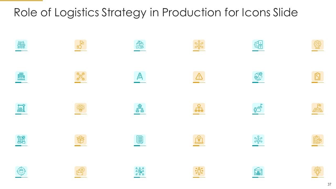 Role Of Logistics Strategy In Production Ppt PowerPoint Presentation Complete With Slides Slide37