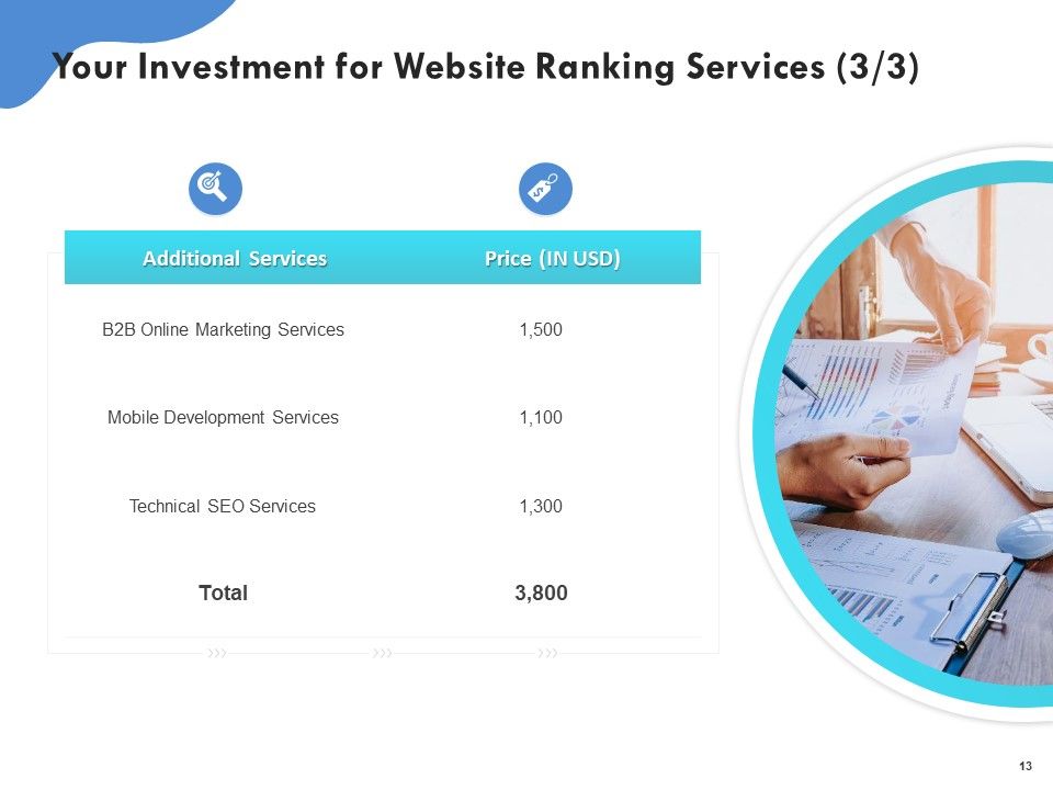 SEO Proposal Template Ppt PowerPoint Presentation Complete Deck With Slides Slide13