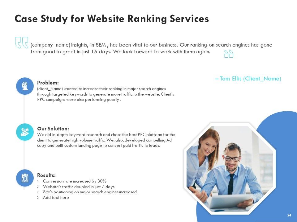 SEO Proposal Template Ppt PowerPoint Presentation Complete Deck With Slides Slide24