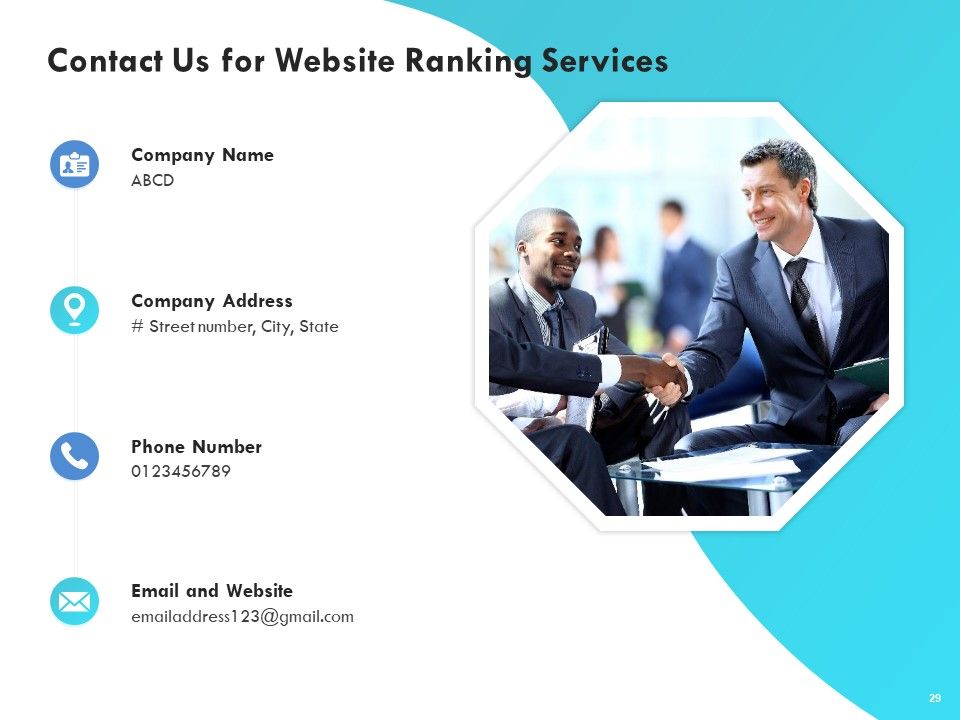SEO Proposal Template Ppt PowerPoint Presentation Complete Deck With Slides Slide29