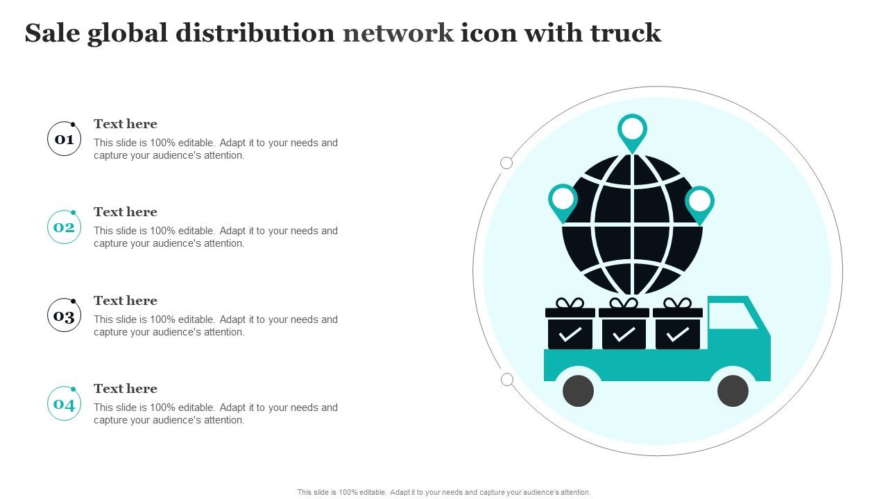 Sale_Global_Distribution_Network_Icon_With_Truck_Ppt_PowerPoint_Presentation_Pictures_Influencers_PDF_Slide_1.jpg