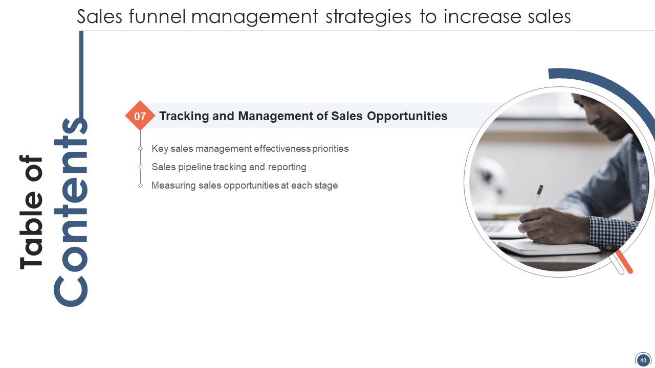 Sales Funnel Management Strategies To Increase Sales Ppt PowerPoint Presentation Complete Deck With Slides Slide40