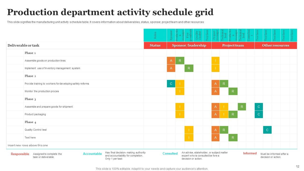 Schedule Grid Ppt PowerPoint Presentation Complete Deck With Slides Slide12