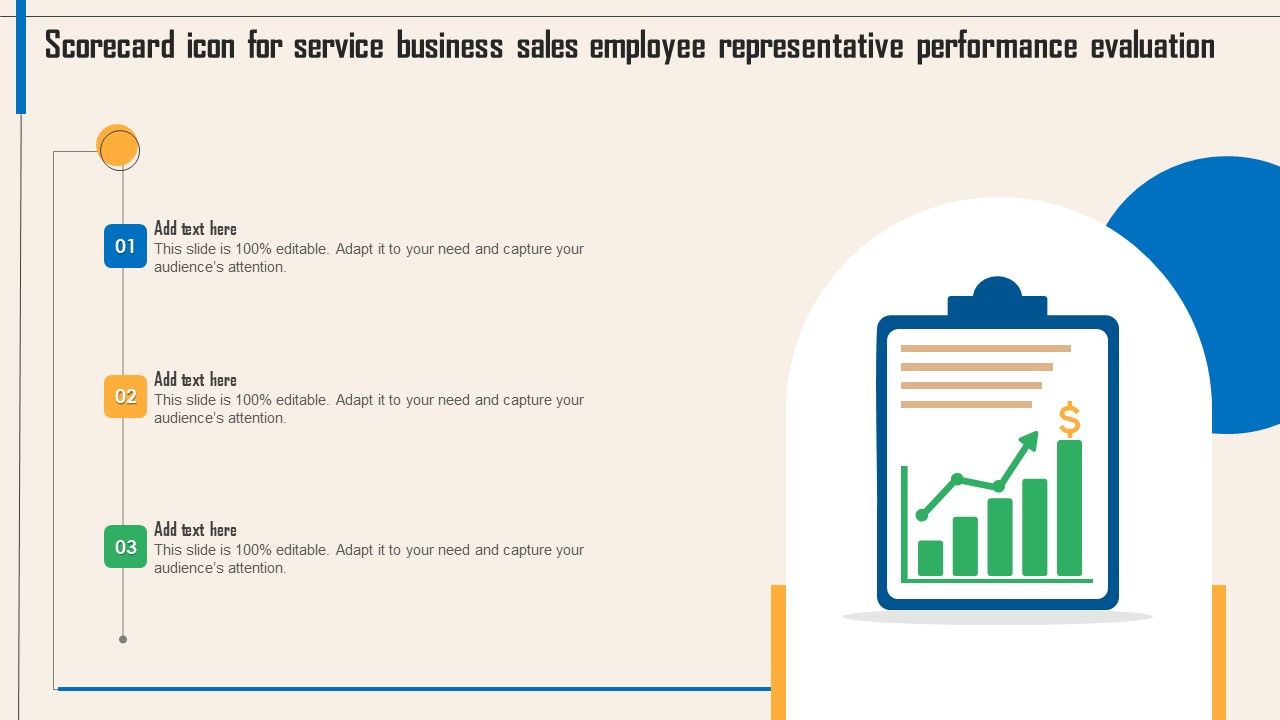 Scorecard_Icon_For_Service_Business_Sales_Employee_Representative_Performance_Evaluation_Elements_PDF_Slide_1.jpg