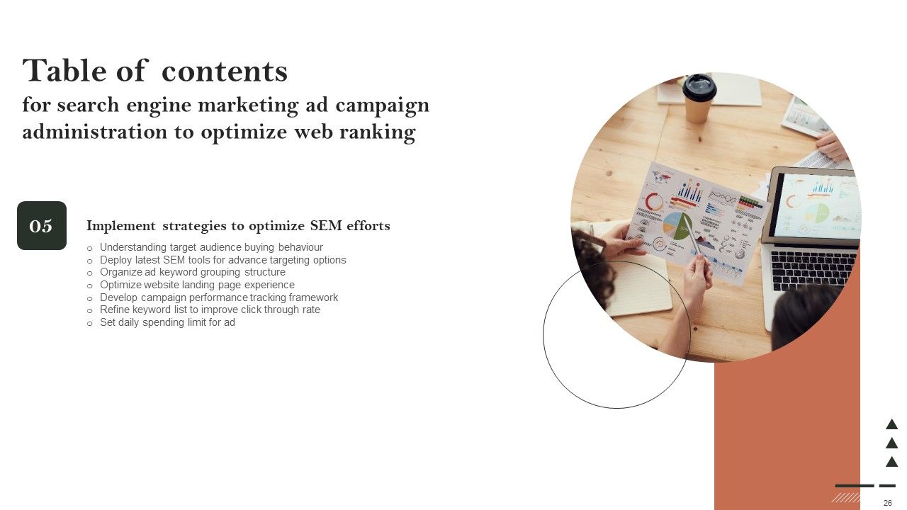 Search Engine Marketing Ad Campaign Administration To Optimize Web Ranking Ppt PowerPoint Presentation Complete Deck With Slides Slide26