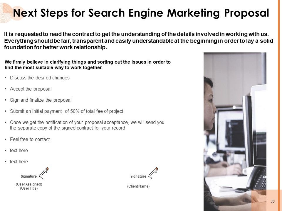 Search Engine Marketing Proposal Ppt PowerPoint Presentation Complete Deck With Slides Slide30
