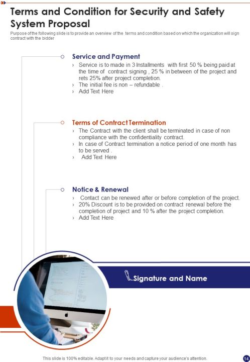 Security And Safety System Proposal Example Document Report Doc Pdf Ppt Slide14