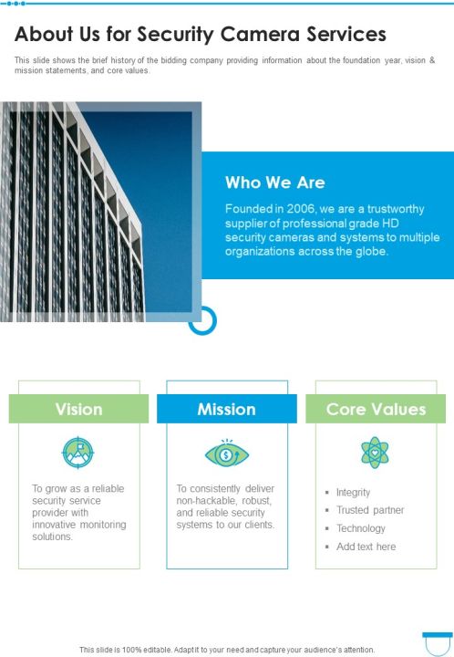 Security Camera Services Proposal Template Example Document Report Doc Pdf Ppt Slide17