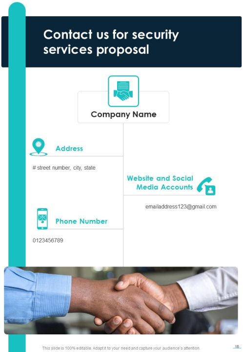 Security Services Proposal Example Document Report Doc Pdf Ppt Slide16
