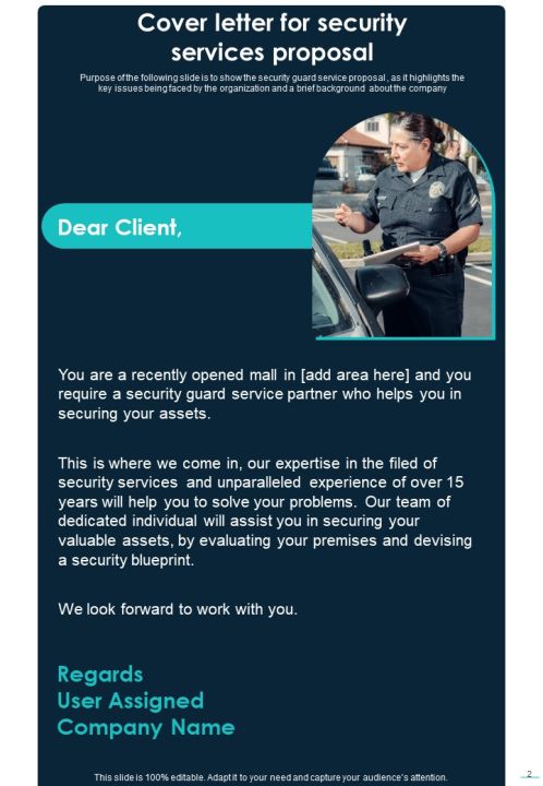 Security Services Proposal Example Document Report Doc Pdf Ppt Slide02