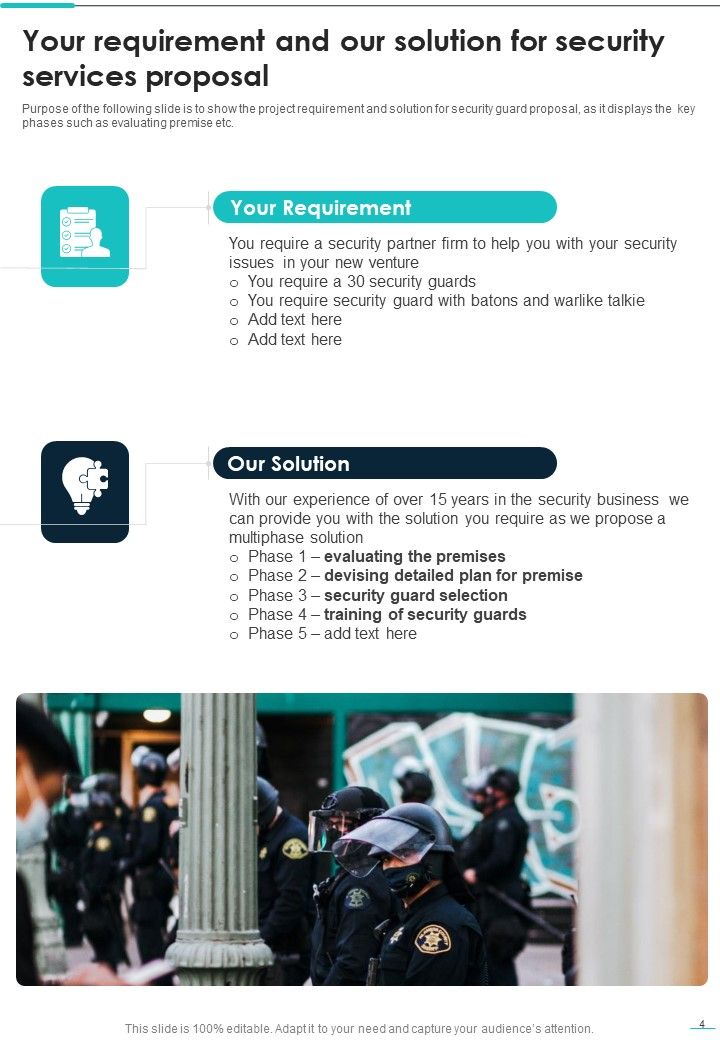 Security Services Proposal Example Document Report Doc Pdf Ppt Slide04