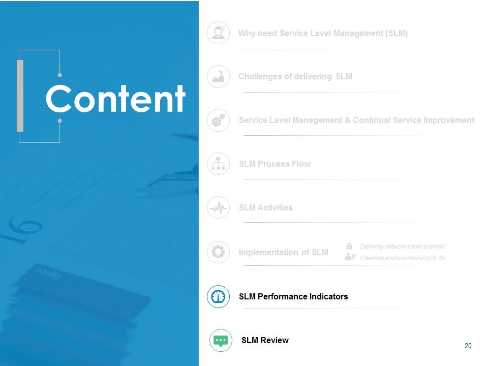Service Level Management Ppt PowerPoint Presentation Complete Deck With Slides Slide20
