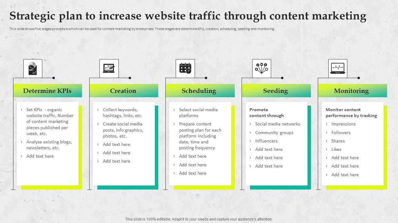 Service_Promotion_Plan_Strategic_Plan_To_Increase_Website_Traffic_Through_Content_Icons_PDF_Slide_1.jpg