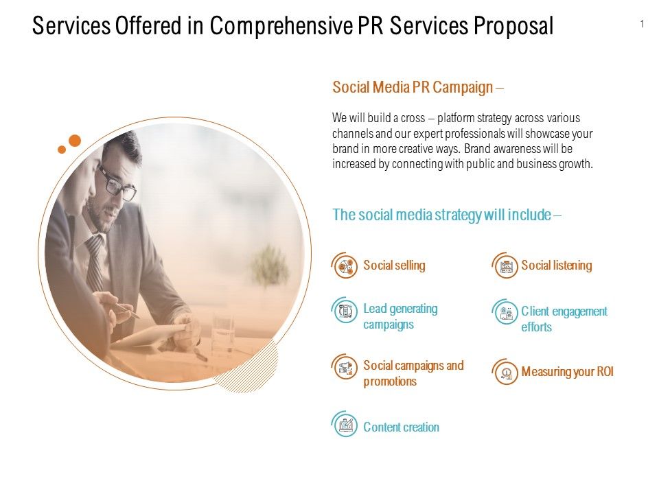 Services_Offered_In_Comprehensive_PR_Services_Proposal_Social_Selling_Ppt_PowerPoint_Presentation_Icon_Graphics_Slide_1.jpg