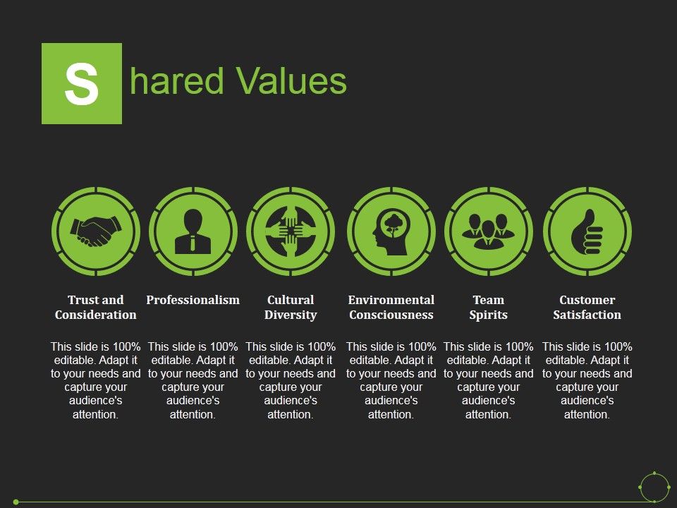 Shared Values Ppt PowerPoint Presentation Inspiration Templates