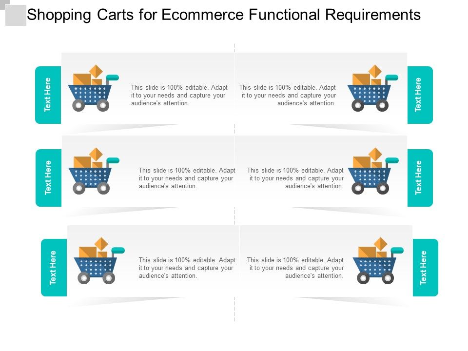 Shopping Carts For Functional Requirements Ppt PowerPoint Presentation Summary Images