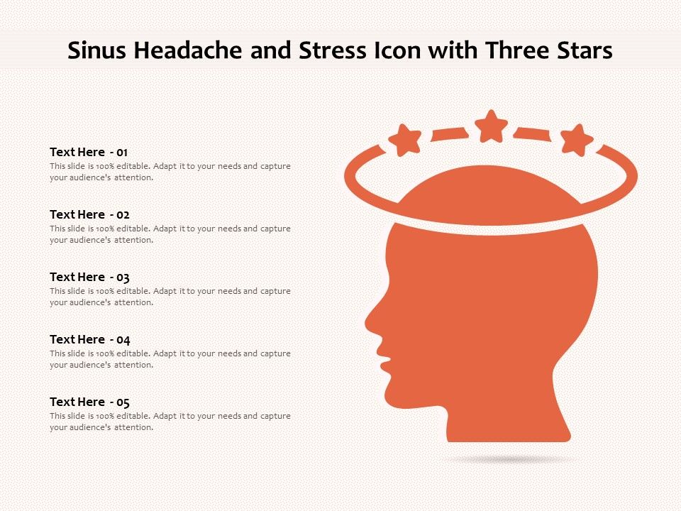 Sinus_Headache_And_Stress_Icon_With_Three_Stars_Ppt_PowerPoint_Presentation_File_Template_PDF_Slide_1.jpg