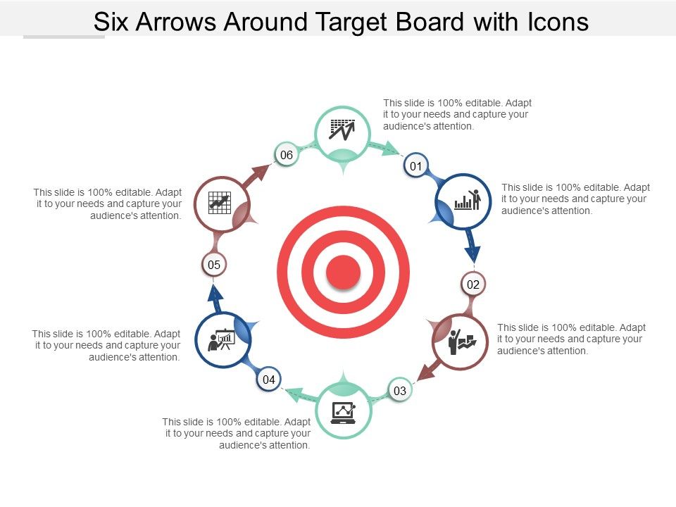 Six_Arrows_Around_Target_Board_With_Icons_Ppt_PowerPoint_Presentation_Example_Slide_1.jpg