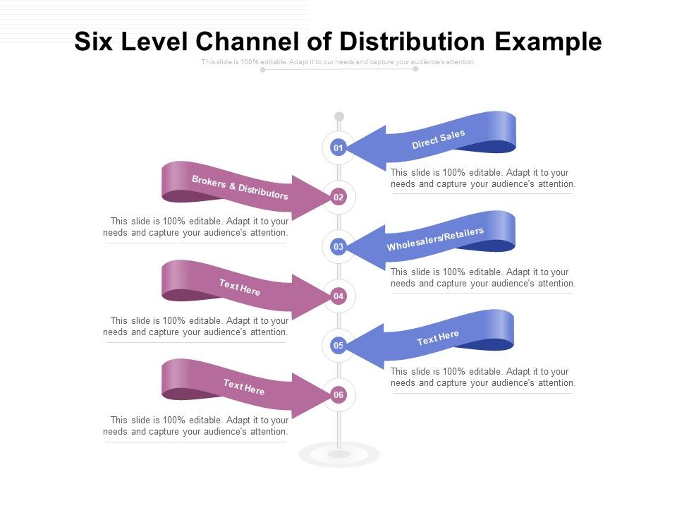 Six Level Channel Of Distribution Example Ppt PowerPoint Presentation ...