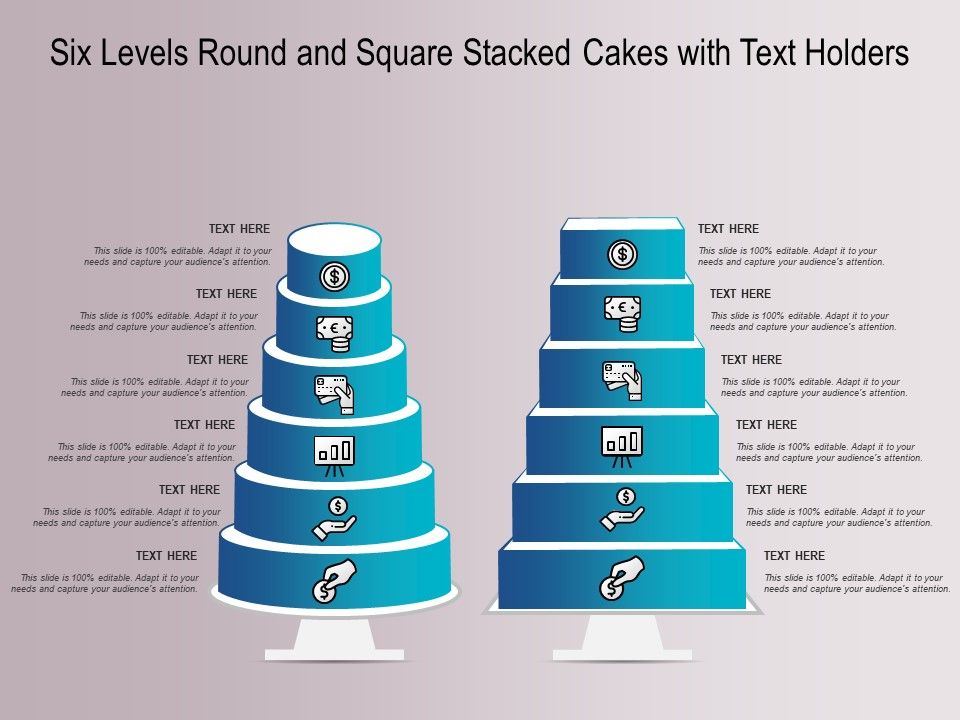Six_Levels_Round_And_Square_Stacked_Cakes_With_Text_Holders_Ppt_PowerPoint_Presentation_Styles_Icons_PDF_Slide_1.jpg