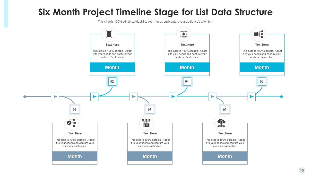 Six Month Project Timeline Standardization Statistics Ppt PowerPoint ...