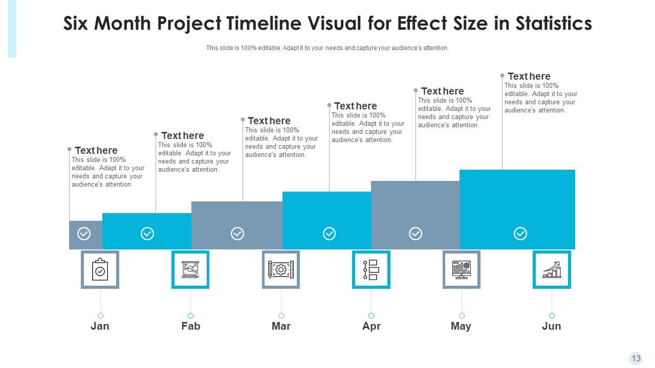 Six Month Project Timeline Standardization Statistics Ppt PowerPoint ...