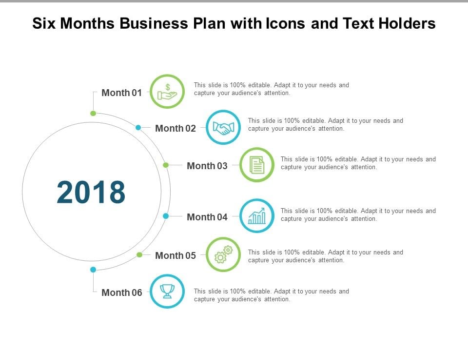 Six_Months_Business_Plan_With_Icons_And_Text_Holders_Ppt_PowerPoint_Presentation_Portfolio_Example_File_Slide_1.jpg