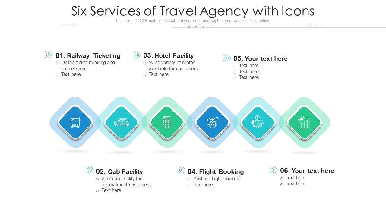 Six_Services_Of_Travel_Agency_With_Icons_Ppt_PowerPoint_Presentation_File_Skills_PDF_Slide_1.jpg