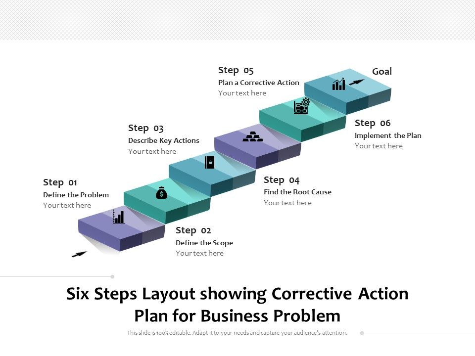 Six_Steps_Layout_Showing_Corrective_Action_Plan_For_Business_Problem_Ppt_PowerPoint_Presentation_Icon_Display_PDF_Slide_1.jpg
