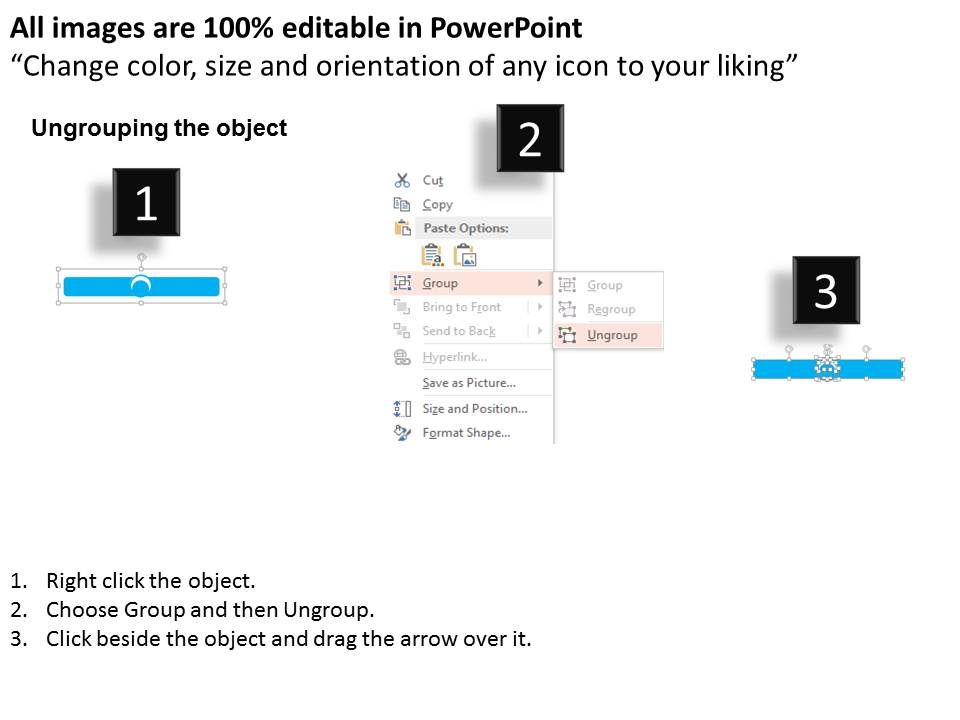 Six Text Boxes With Icons Powerpoint Template