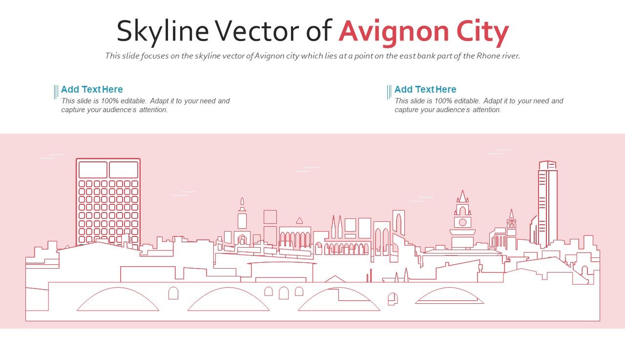 Skyline Vector Of Avignon City Powerpoint Presentation Ppt Template Pdf Skyline Vector Of Avignon City Powerpoint Presentation Ppt Template Pdf