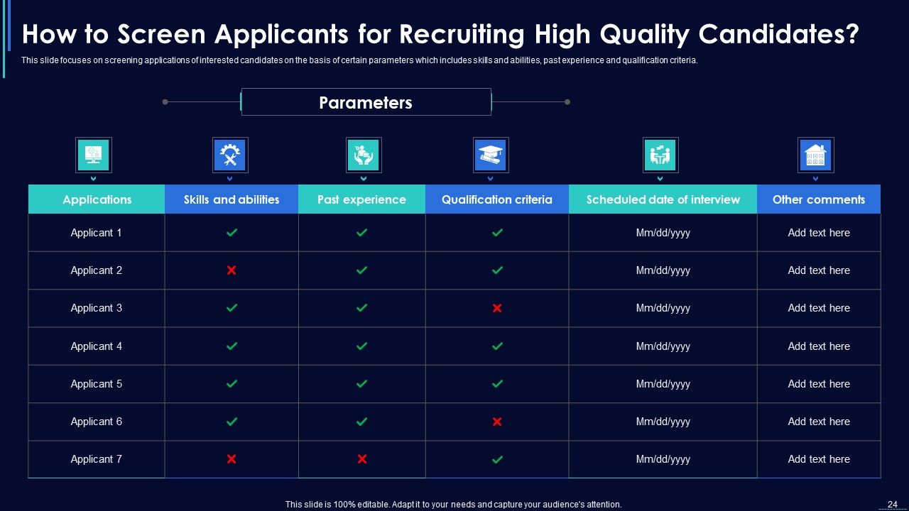 Social Media Hiring Strategic Procedure Ppt PowerPoint Presentation Complete With Slides Slide24