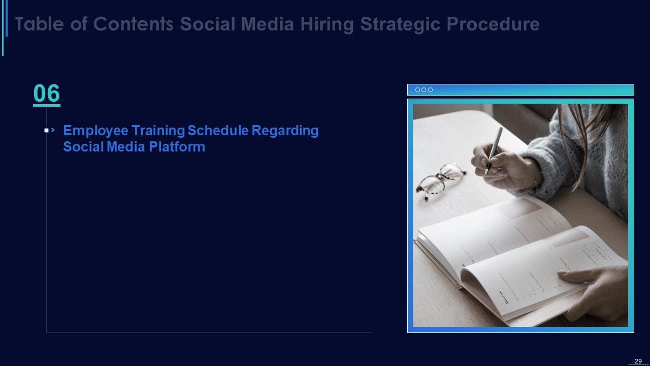 Social Media Hiring Strategic Procedure Ppt PowerPoint Presentation Complete With Slides Slide29