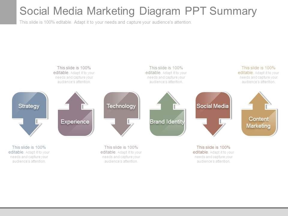 Social Media Marketing Diagram Ppt Summary