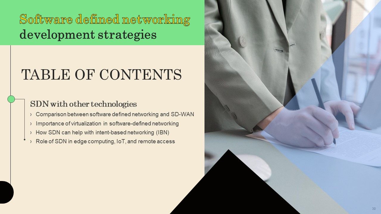 Software Defined Networking Development Strategies Ppt PowerPoint Presentation Complete Deck With Slides Slide30