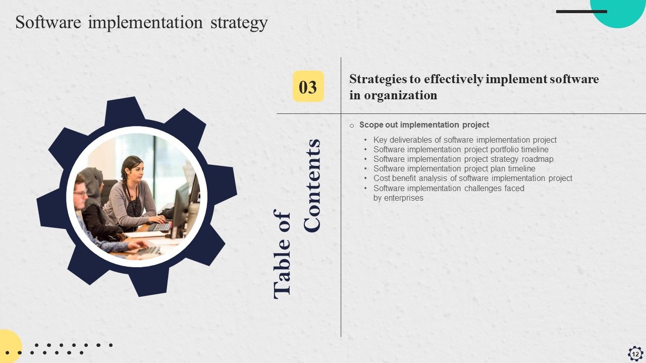 Software Implementation Strategy Ppt PowerPoint Presentation Complete Deck With Slides Slide12