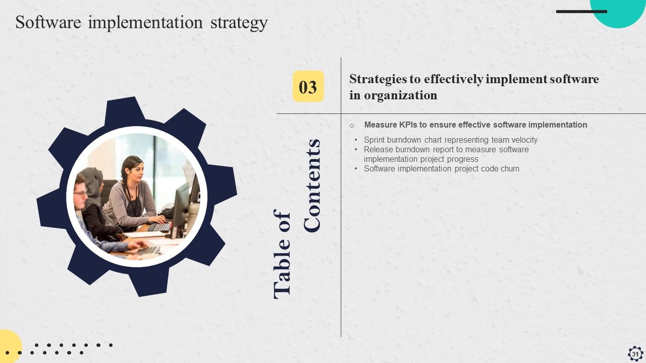 Software Implementation Strategy Ppt PowerPoint Presentation Complete Deck With Slides Slide31