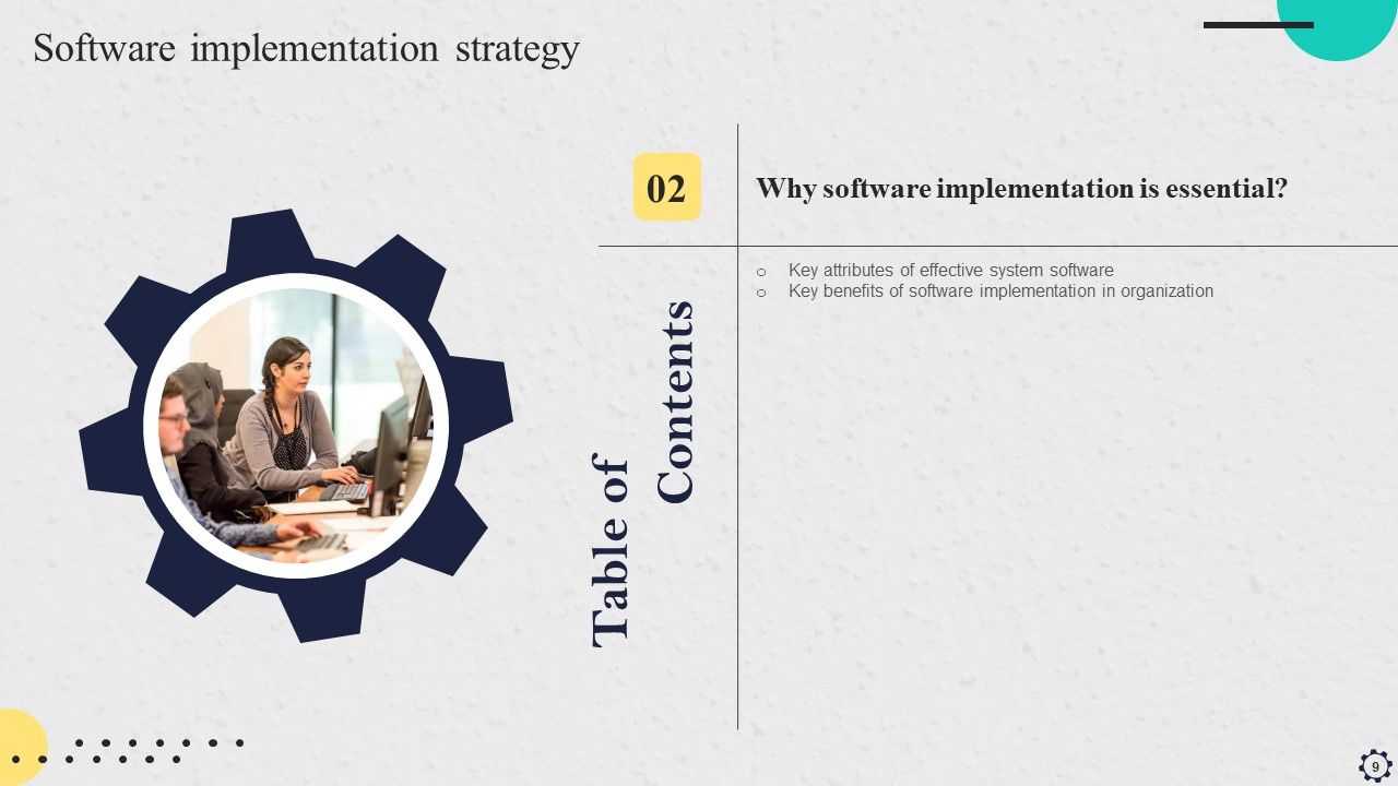 Software Implementation Strategy Ppt PowerPoint Presentation Complete Deck With Slides Slide09