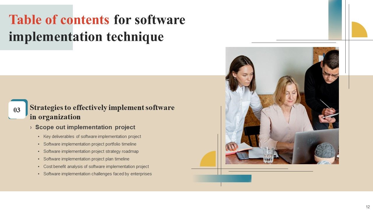 Software Implementation Technique Ppt PowerPoint Presentation Complete Deck With Slides Slide12