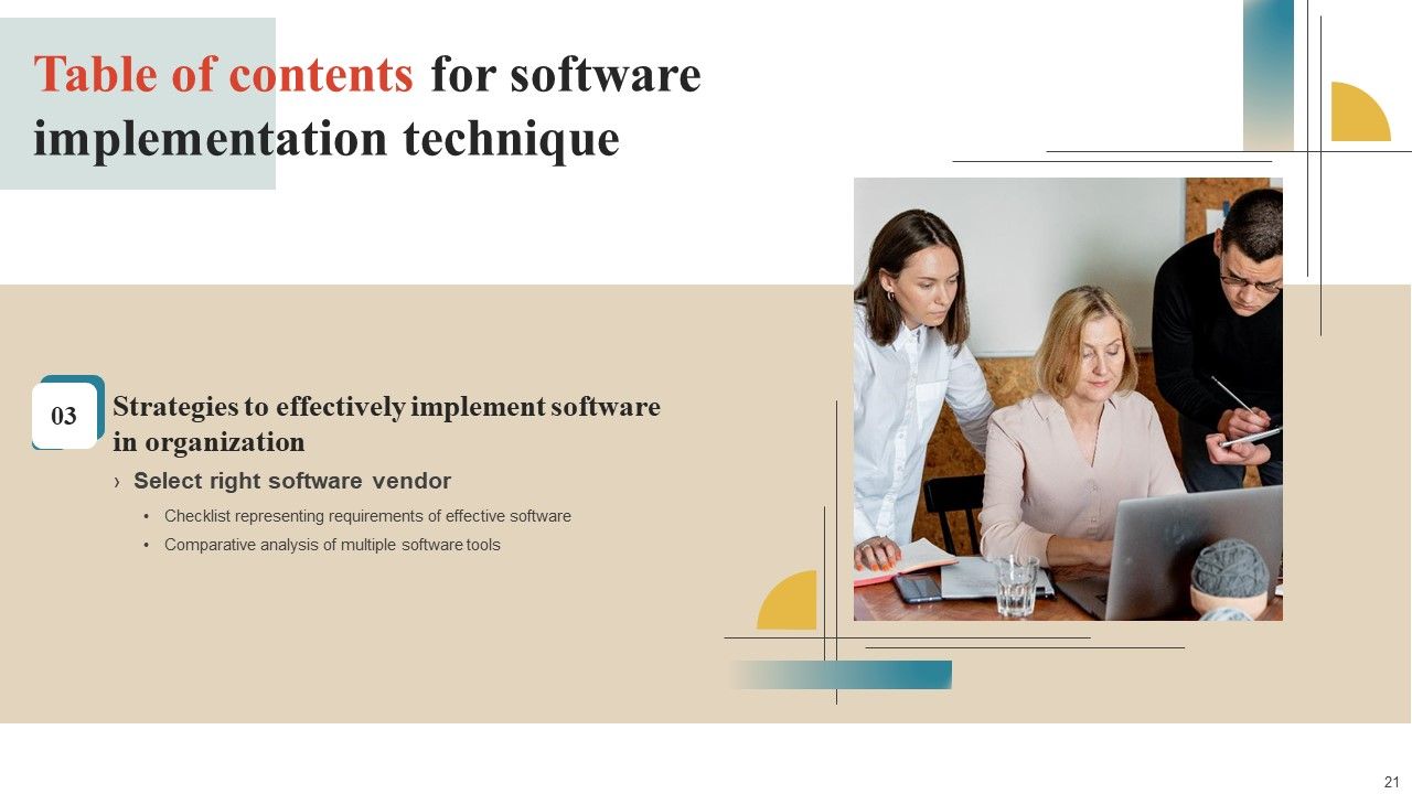 Software Implementation Technique Ppt PowerPoint Presentation Complete Deck With Slides Slide21