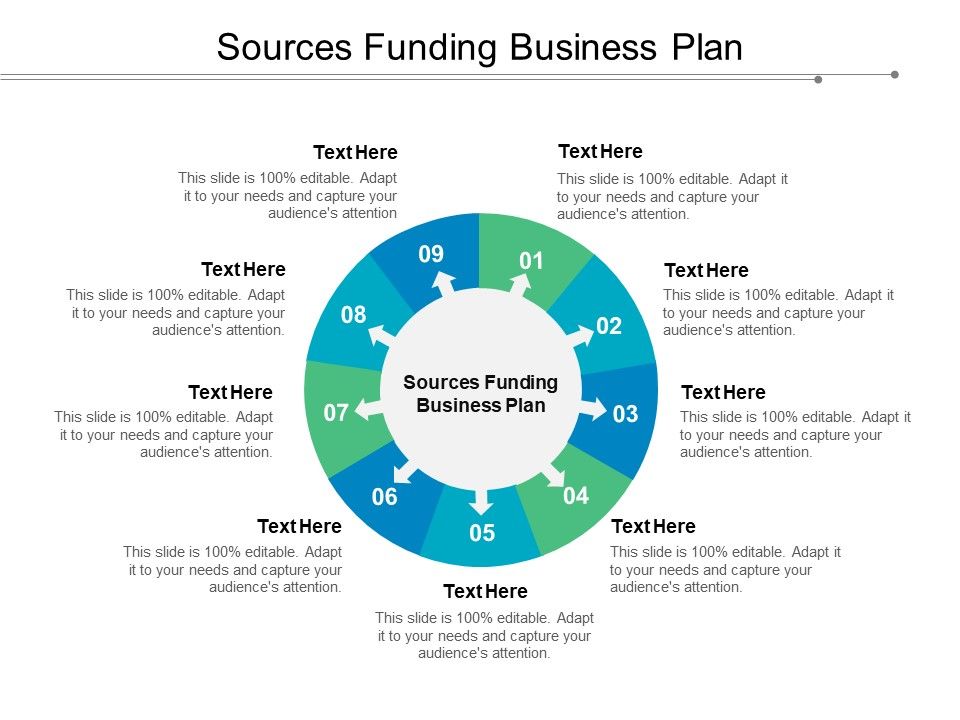 Sources Funding Business Plan Ppt PowerPoint Presentation Infographic
