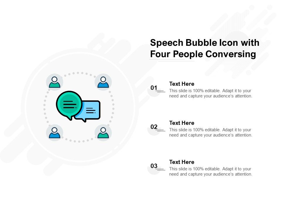 Speech_Bubble_Icon_With_Four_People_Conversing_Ppt_PowerPoint_Presentation_Inspiration_Format_Ideas_Slide_1.jpg