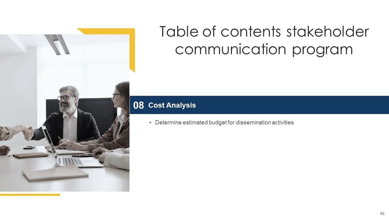 Stakeholder Communication Program Ppt PowerPoint Presentation Complete Deck With Slides Slide42