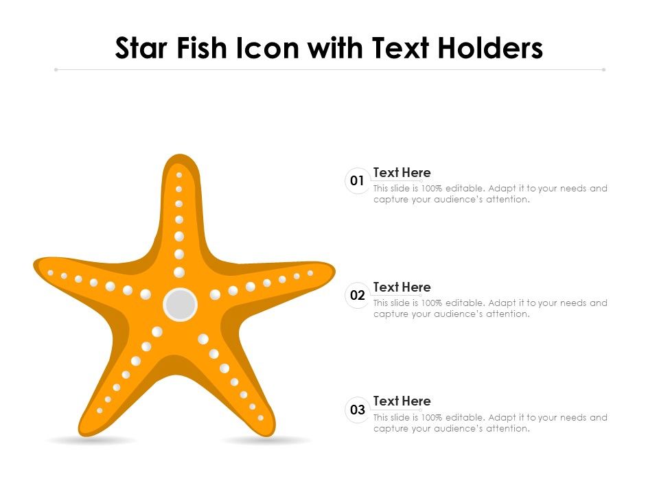 Star_Fish_Icon_With_Text_Holders_Ppt_PowerPoint_Presentation_Model_Background_PDF_Slide_1.jpg