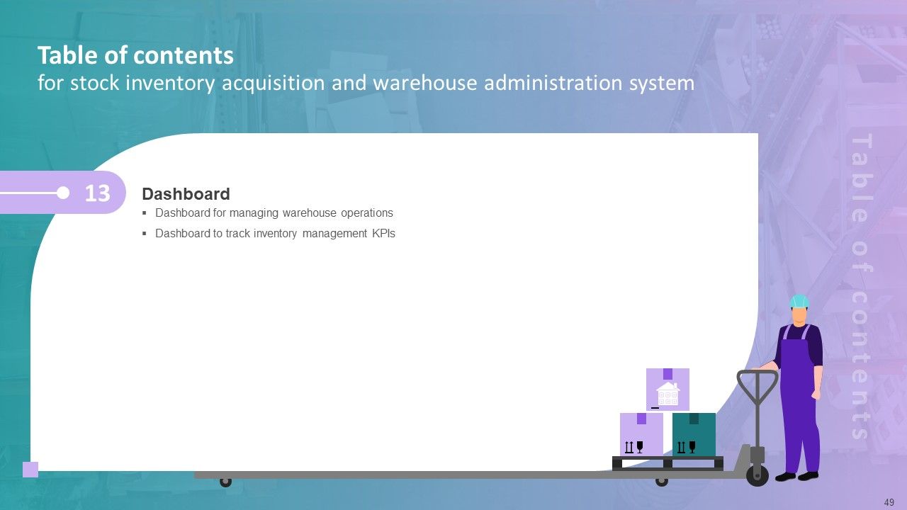 Stock Inventory Acquisition And Warehouse Administration System Ppt PowerPoint Presentation Complete Deck With Slides Slide49