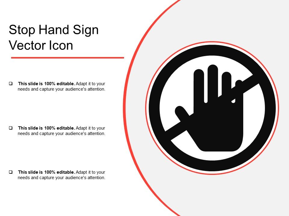 Hand Stop Vector Art & Graphics