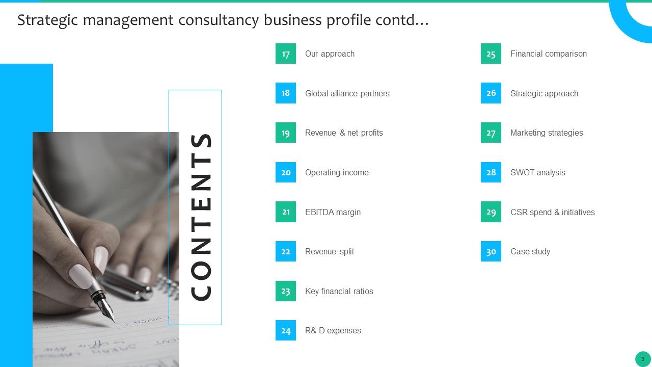 Strategic Management Consultancy Business Profile Ppt PowerPoint Presentation Complete With Slides Slide03