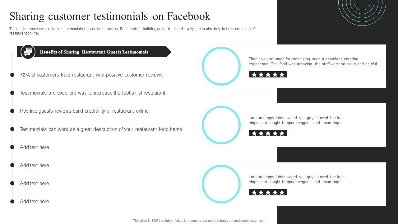 Strategic_Promotional_Guide_For_Restaurant_Business_Advertising_Sharing_Customer_Testimonials_On_Facebook_Icons_PDF_Slide_1.jpg