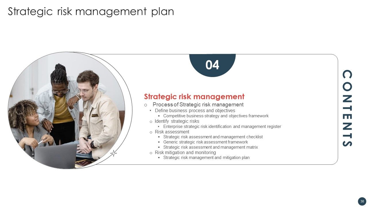 Strategic Risk Management Plan Ppt PowerPoint Presentation Complete Deck With Slides Slide30