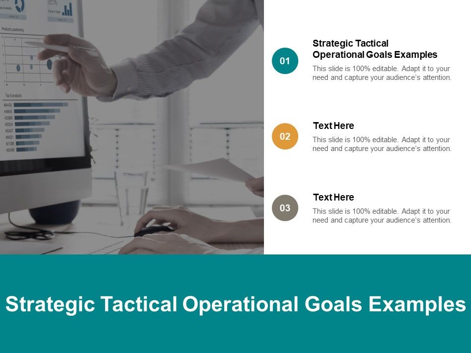 Strategic Tactical Operational Goals Examples Ppt PowerPoint ...